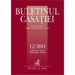 Buletinul Casatiei, nr. 12/2011