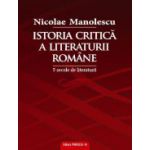 Istoria critica a literaturii romane. Cinci secole de literatura
