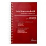 Codul de procedura civila - Actualizat la 20 aprilie 2017