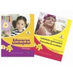 Set de 2 caiete pentru gradinita NIVEL (5-6 ani). Activitate matematica si Cunoasterea mediului si Educarea limbajului - Mirela Tabirca