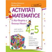 Activitati Matematice cu Rita Gargarita si Greierasul Albastru - Caiet - grupa mijlocie 4-5 ani