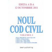 Noul cod civil Vol. 1