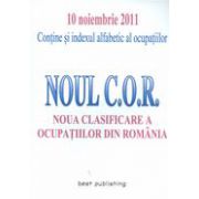 Noua clasificare a ocupatiilor din Romania, Noul C.O.R. ( editia II-a 10 noiembrie 2011)