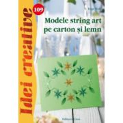 Modele string art pe carton si lemn