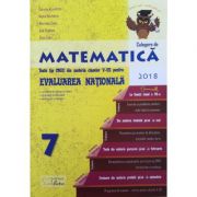 Evaluare nationala matematica 2018 - La finalul clasei a VII-a