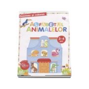 Desenez si colorez - Alfabetul animalelor, 3-4 ani (Colectia Copilul Destept)
