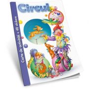 Circul, carte de activitati cu stikere