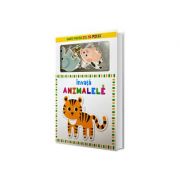 Invata animalele - Carte puzzle cu 15 piese
