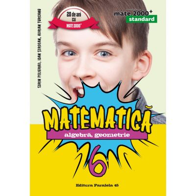 Mate 2000 STANDARD clasa a VI-a. Matematica - algebra, geometrie