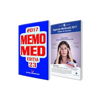 Pachetul Farmacistului 2017. Agenda Medicala 2017 si MemoMed 2017